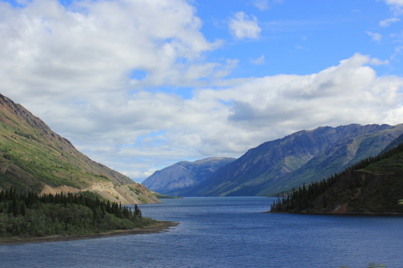 Driving to Carcross