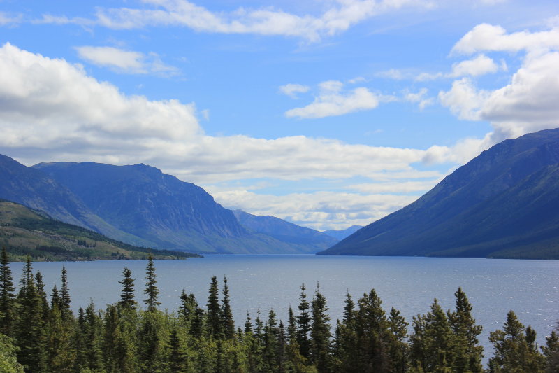 Driving to Carcross