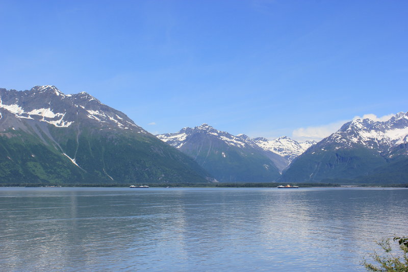 View from Solomon Hatchery, Valdez