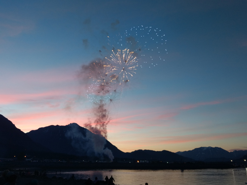 Independence Day 2018 Fireworks, Seward, Alaska